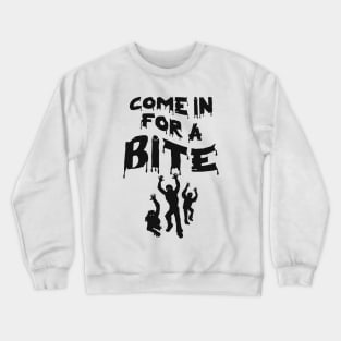 ombie Halloween Party Funny Quote Crewneck Sweatshirt